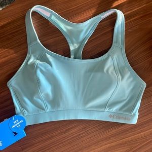 Blue Columbia Molded Cup High Support Sports Bra